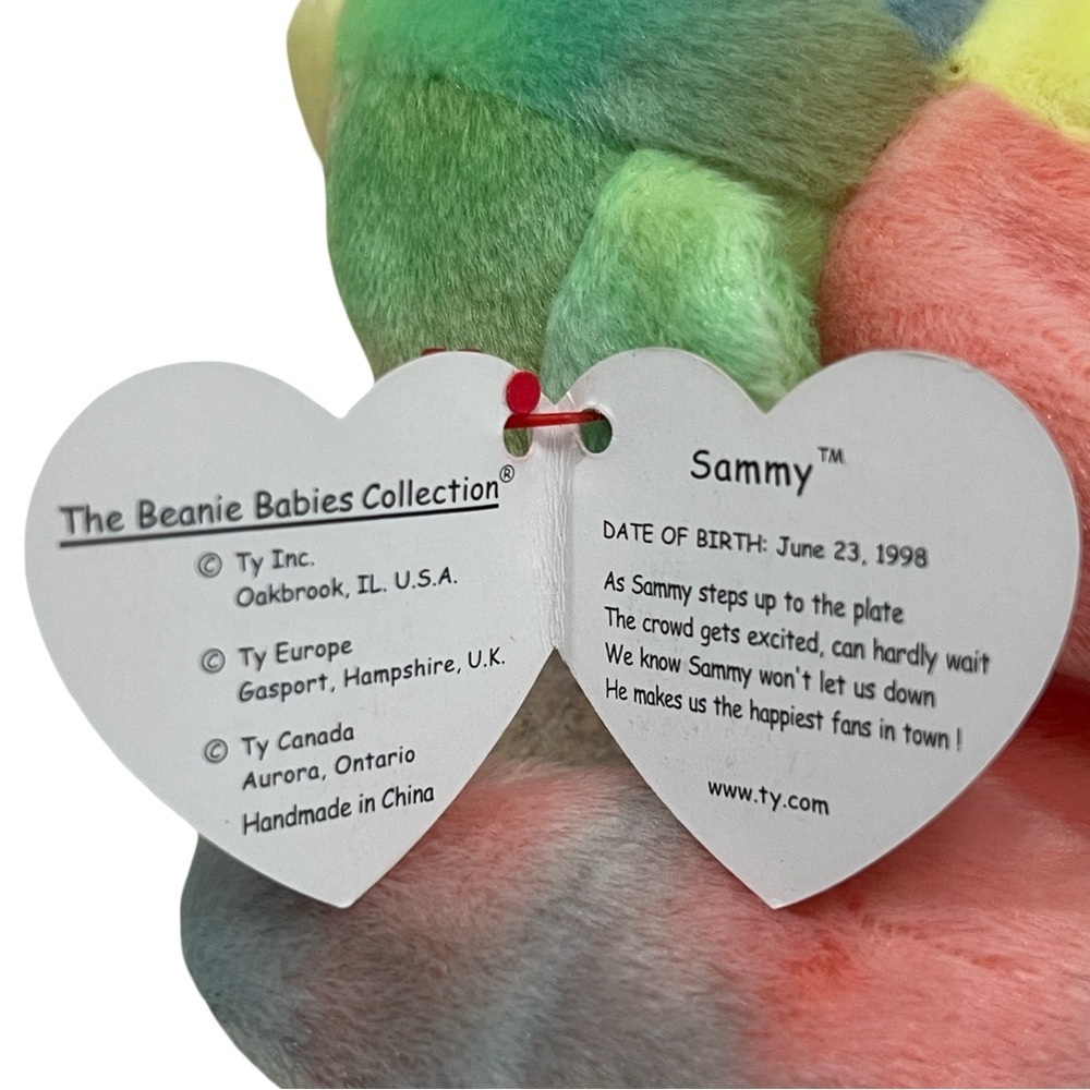 TY Beanie Baby - SAMMY the Bear  1999 (8.5 inch) - Picture 5 of 7